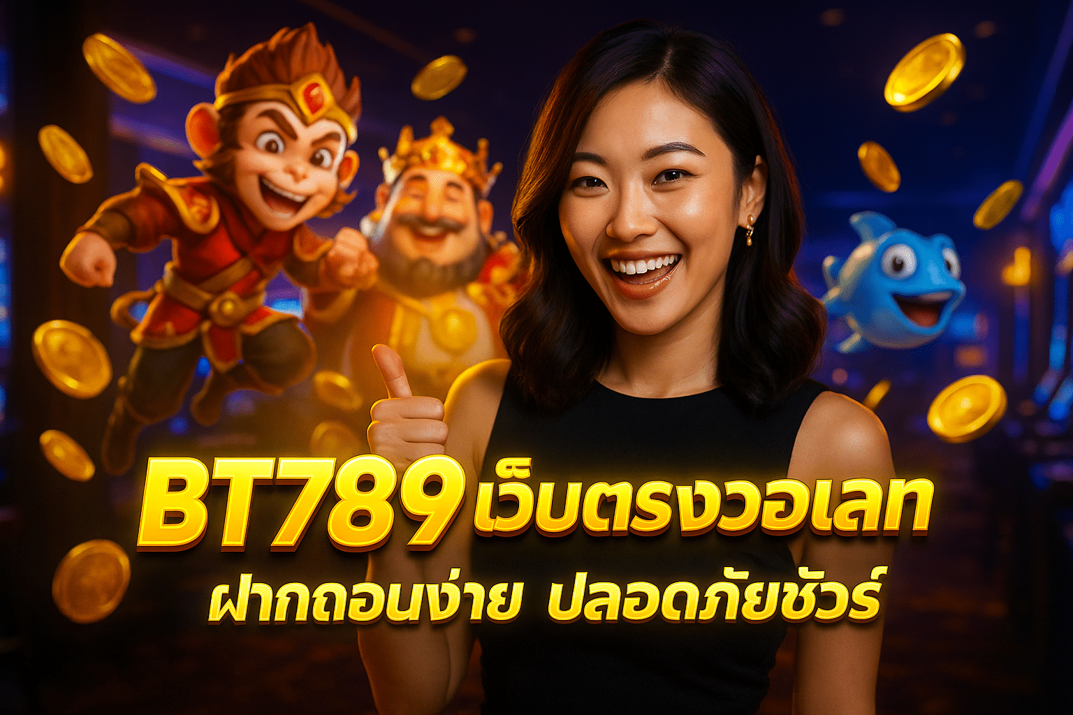 BT789 เว็บตรงวอเลท ฝากถอนง่าย ปลอดภัยชัวร์