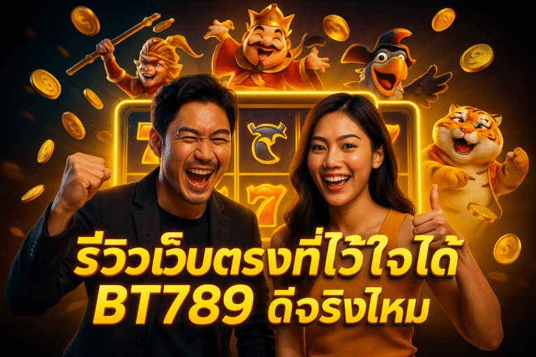 รีวิวเว็บตรงที่ไว้ใจได้ BT789 ดีจริงไหม