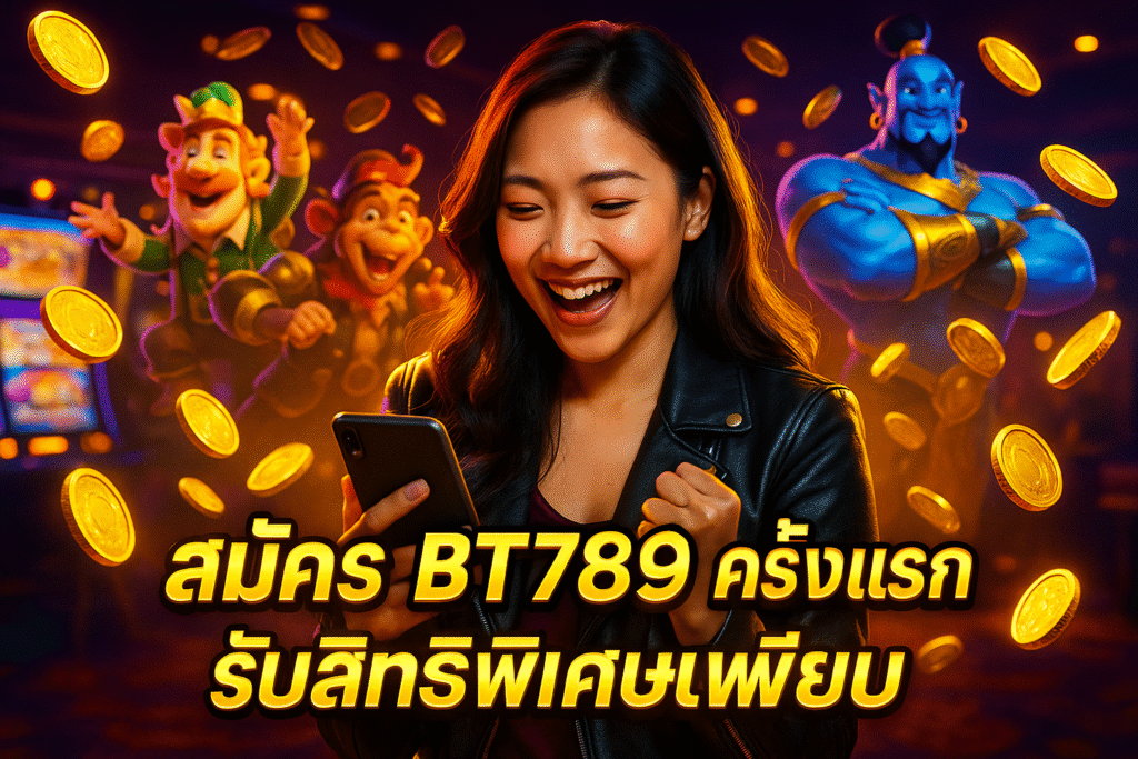 สมัคร BT789 ครั้งแรก รับสิทธิพิเศษเพียบ